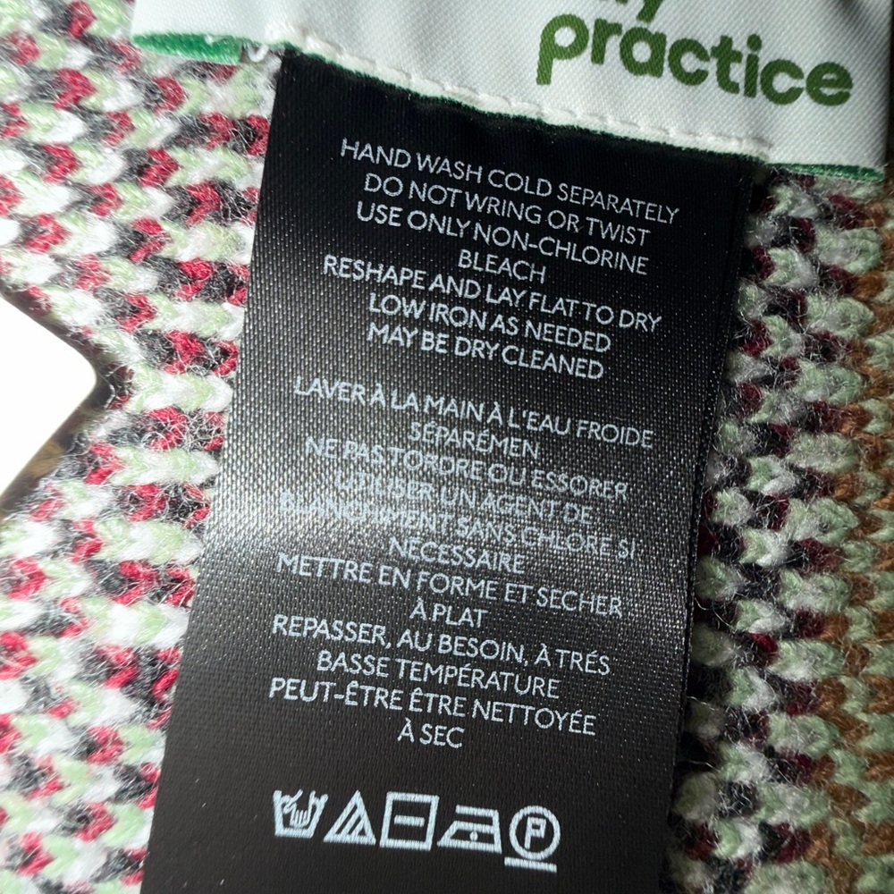 NWT new Anthropologie Mariel scarf game day football maroon green - Picture 8 of 15